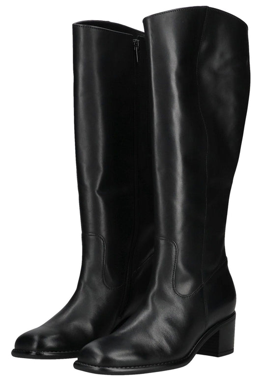 Gabor Stiefel Glattleder Schwarz Warmfutter