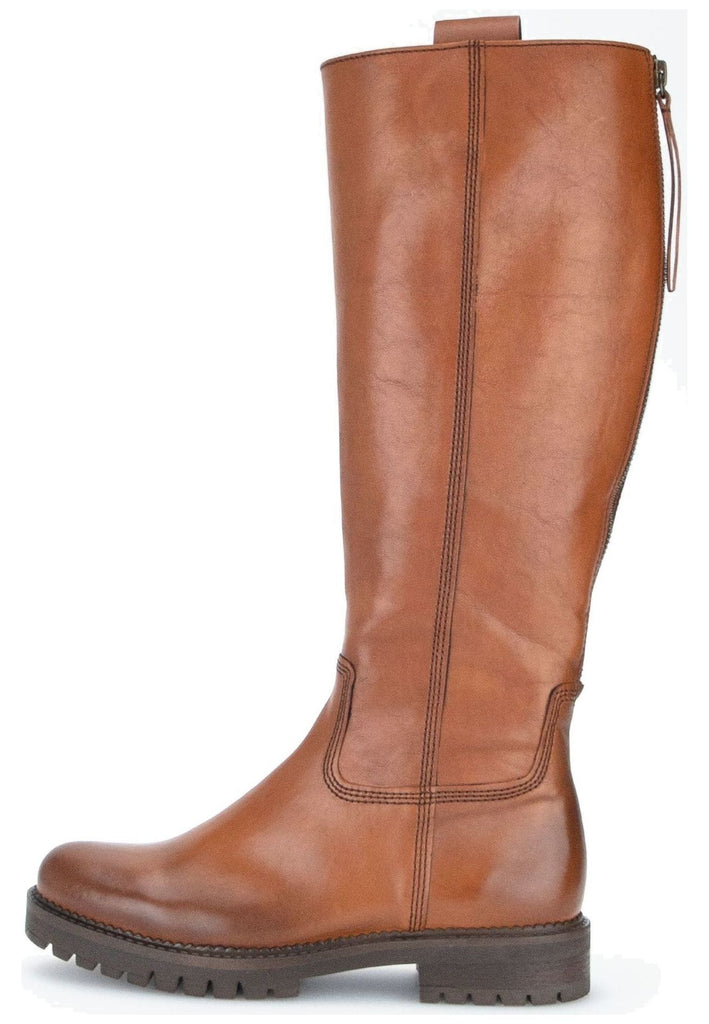 Gabor Stiefel Leder Cognac