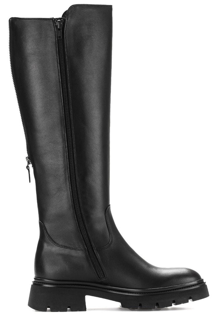 Gabor Stiefel Leder Schwarz Warmfutter