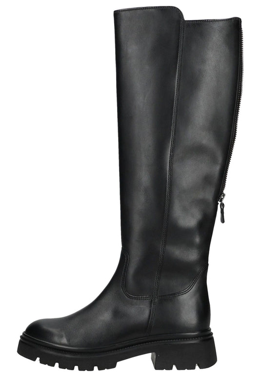 Gabor Stiefel Leder Schwarz Warmfutter