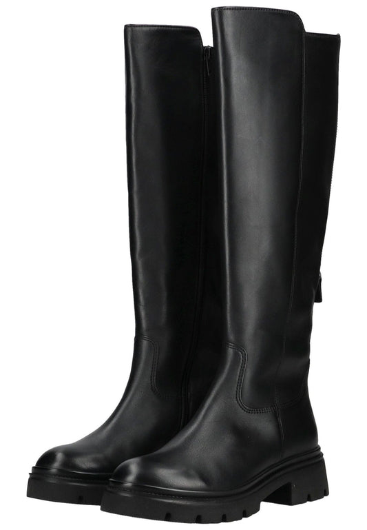Gabor Stiefel Leder Schwarz Warmfutter