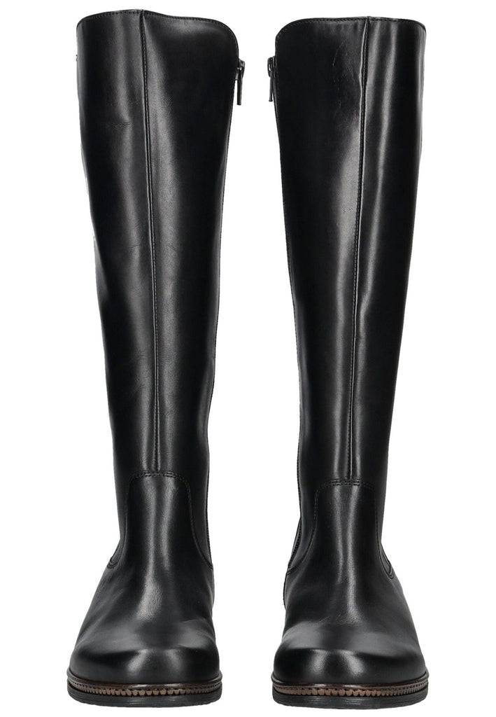 Gabor Stiefel Leder/Textil Schwarz