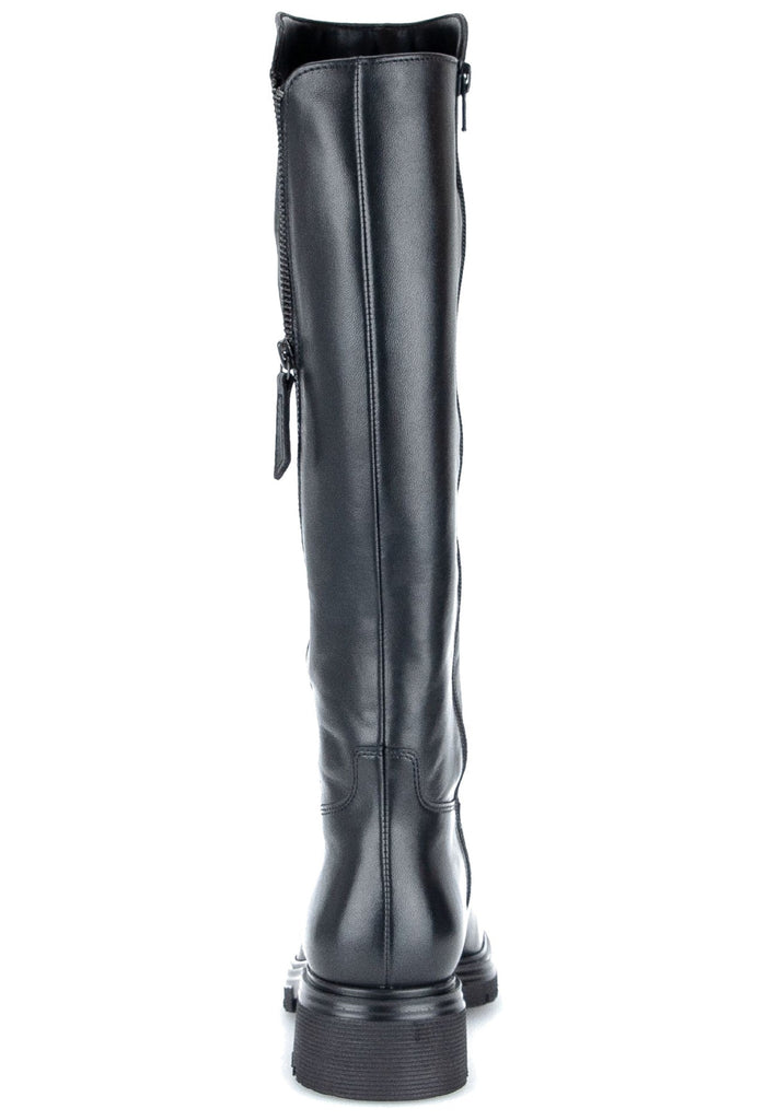 Gabor Stiefel Leder/Textil Schwarz