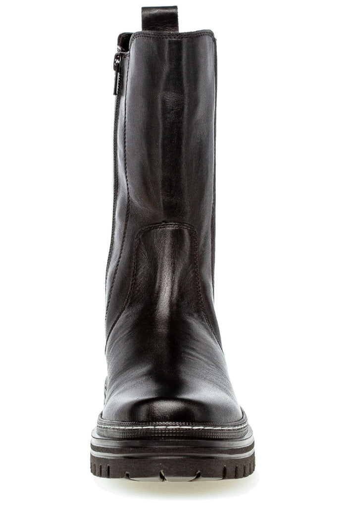 Gabor Stiefel Leder/Textil Schwarz