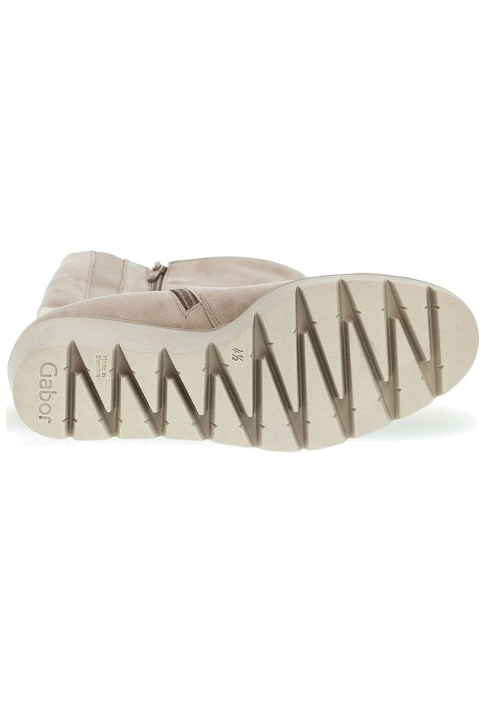 Gabor Stiefel Nubukleder Leinen