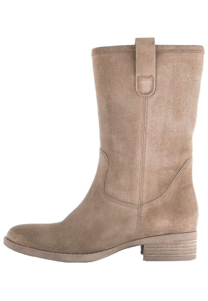 Gabor Stiefel Veloursleder Beige