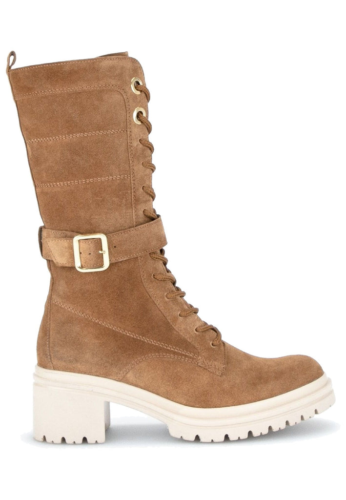 Gabor Stiefel Veloursleder Braun/Beige