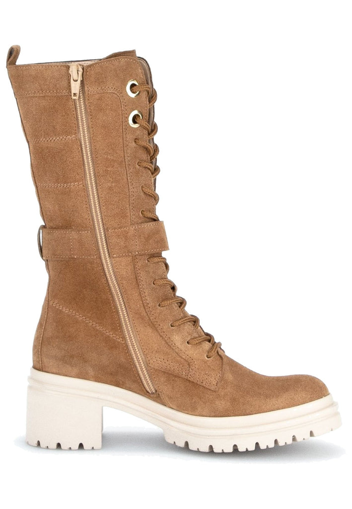 Gabor Stiefel Veloursleder Braun/Beige