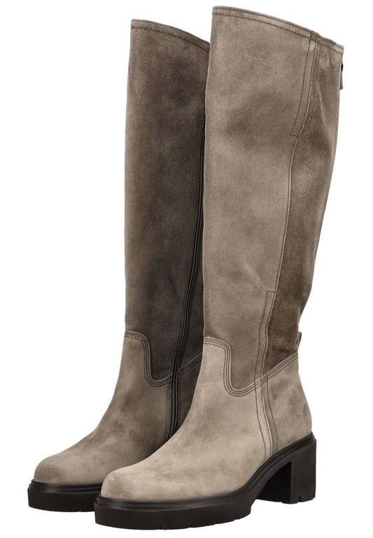 Gabor Stiefel Veloursleder Braun/Grau
