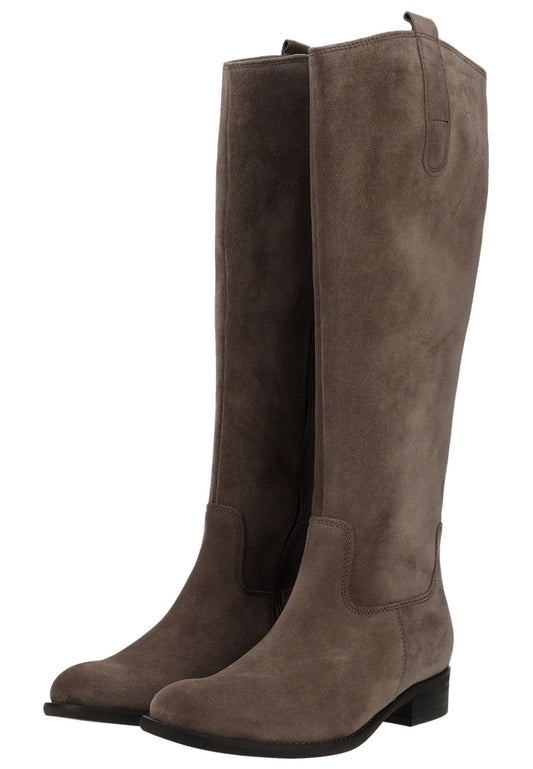 Gabor Stiefel Veloursleder Grau