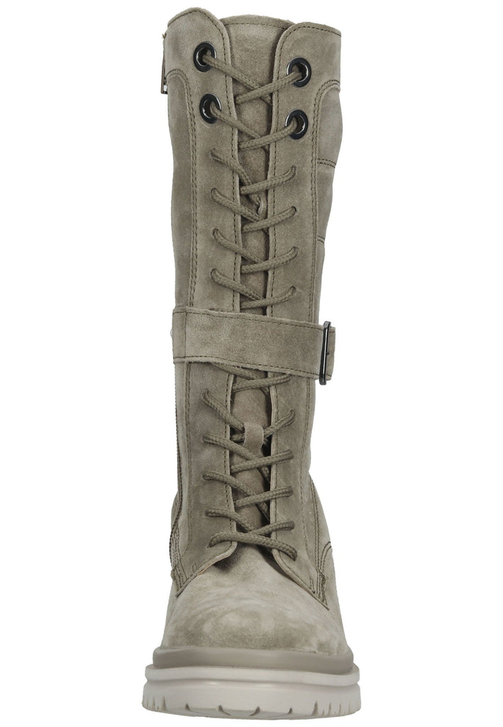 Gabor Stiefel Veloursleder Grün