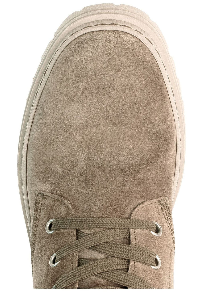 Gabor Stiefel Veloursleder Grün/Beige