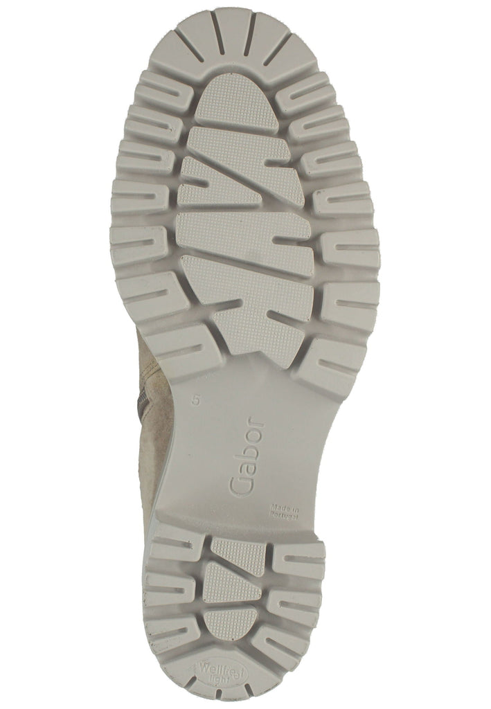 Gabor Stiefel Veloursleder Kiesel