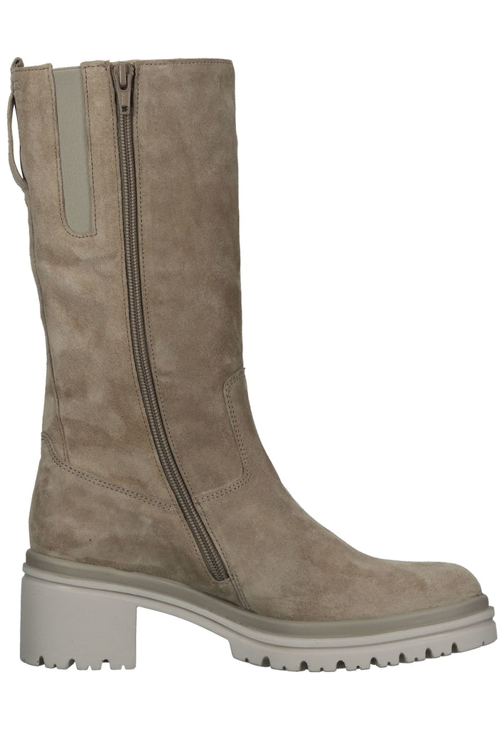 Gabor Stiefel Veloursleder Kiesel