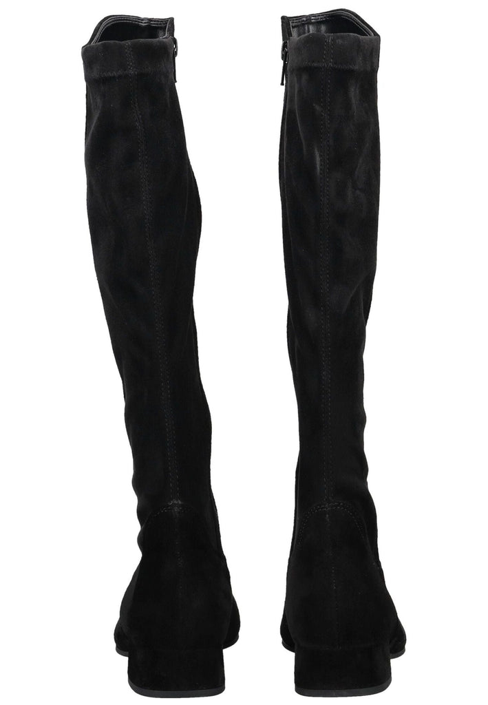 Gabor Stiefel Veloursleder/Microfaser Schwarz