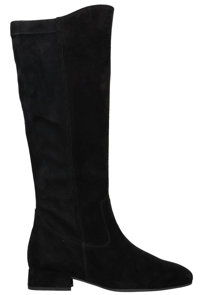 Gabor Stiefel Veloursleder/Microfaser Schwarz