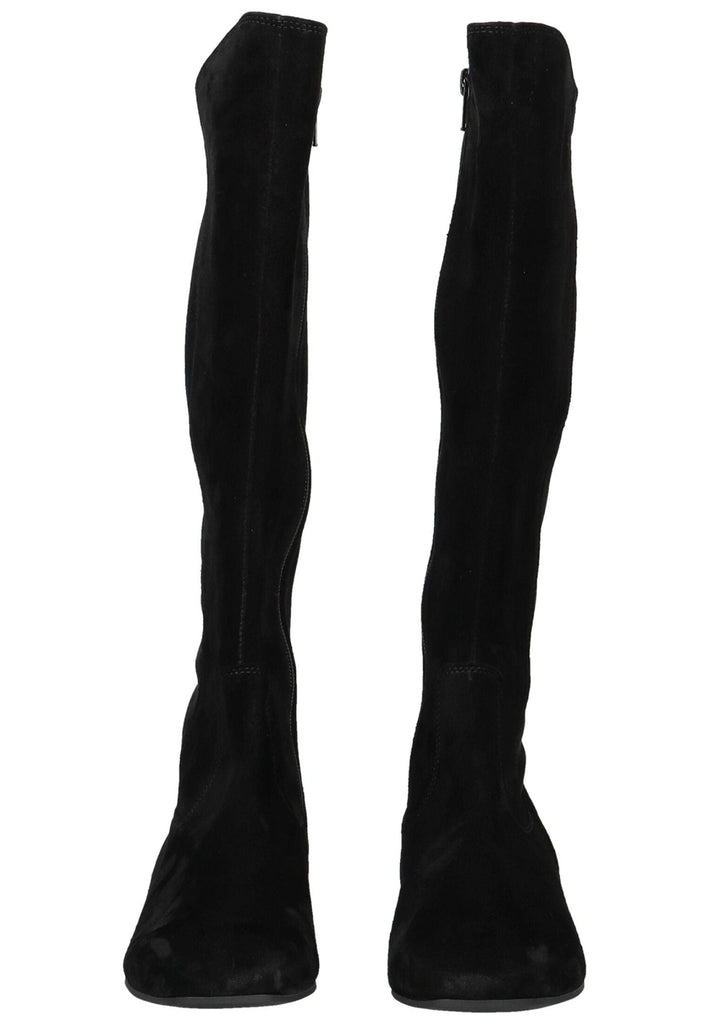 Gabor Stiefel Veloursleder/Microfaser Schwarz