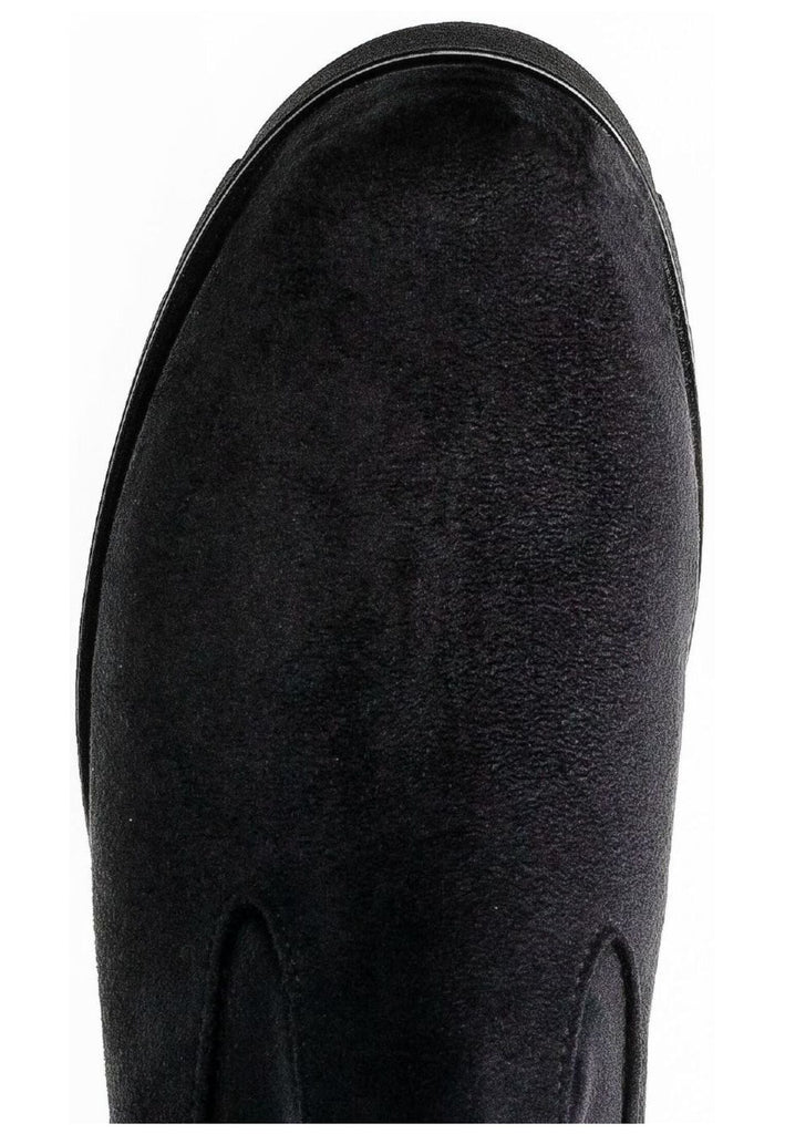 Gabor Stiefel Veloursleder/Microfaser Schwarz