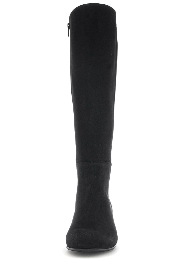 Gabor Stiefel Veloursleder Schwarz Warmfutter