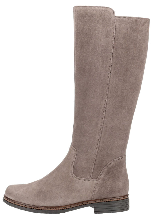 Gabor Stiefel Veloursleder Taupe