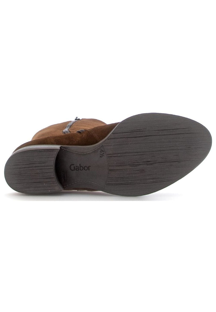 Gabor Stiefel Veloursleder Whisky
