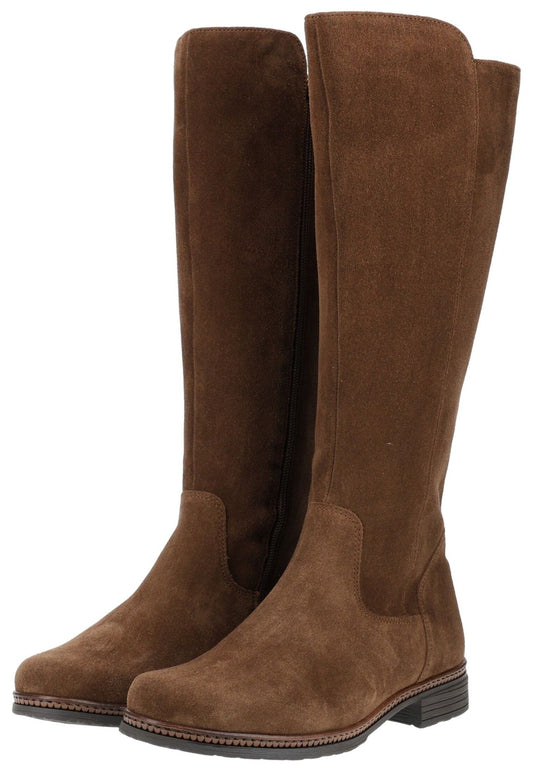 Gabor Stiefel Veloursleder Whisky