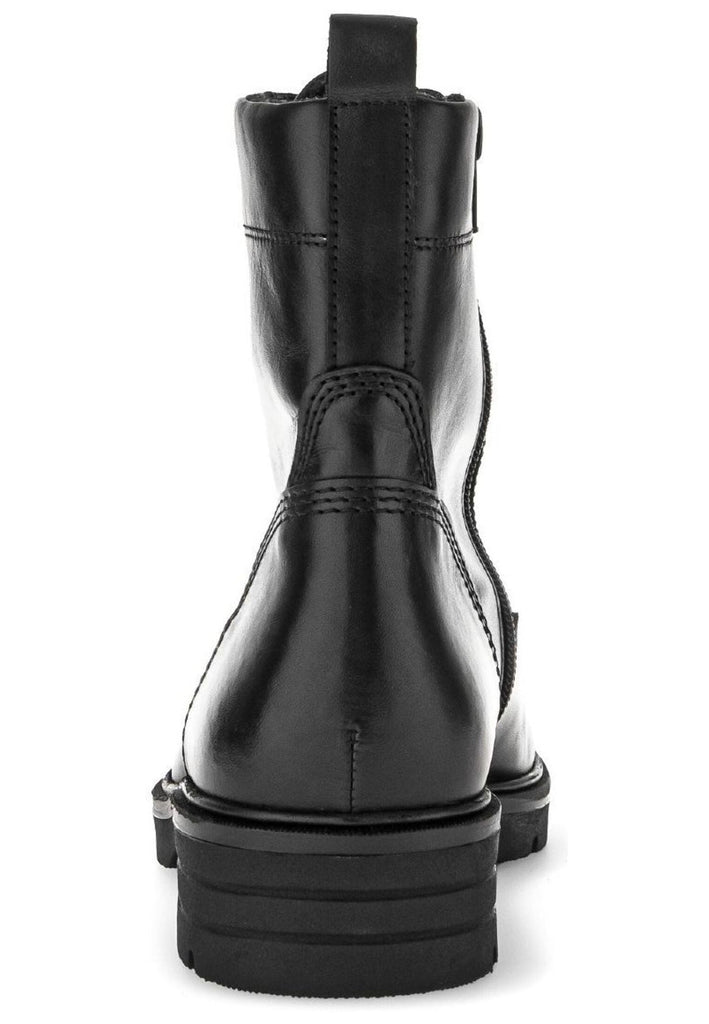 Gabor Stiefelette Glattleder Schwarz
