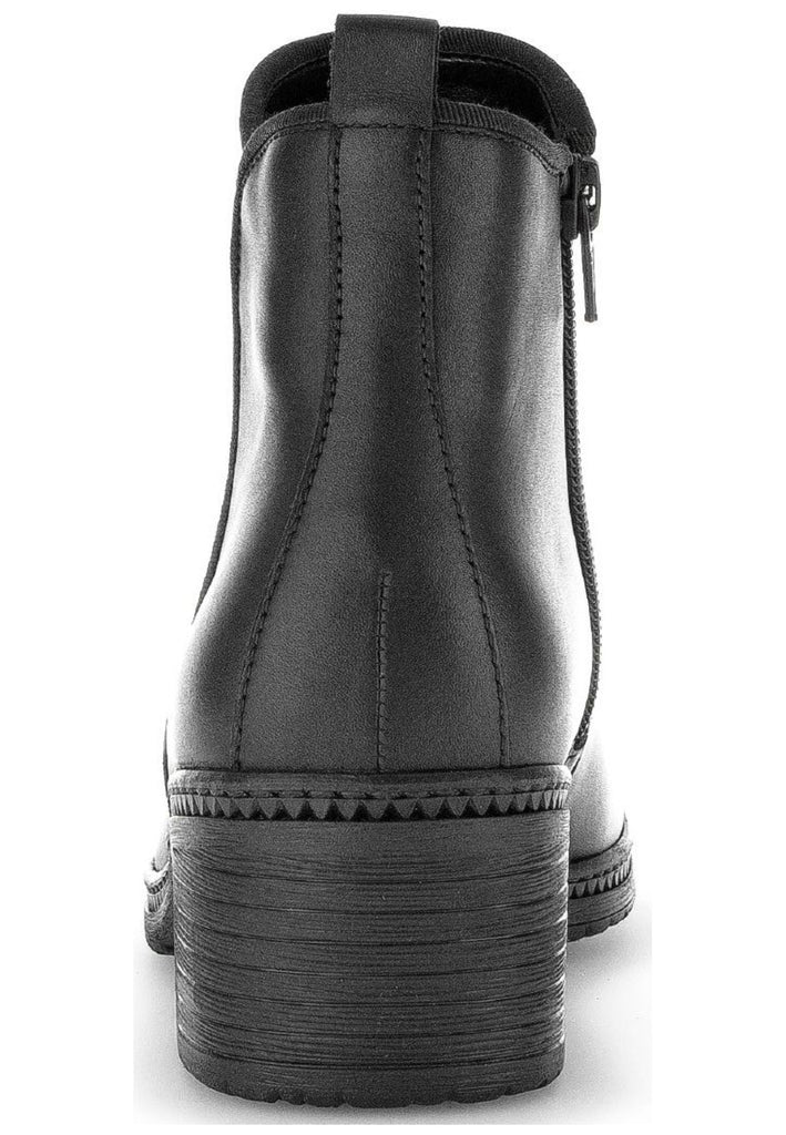 Gabor Stiefelette Glattleder Schwarz