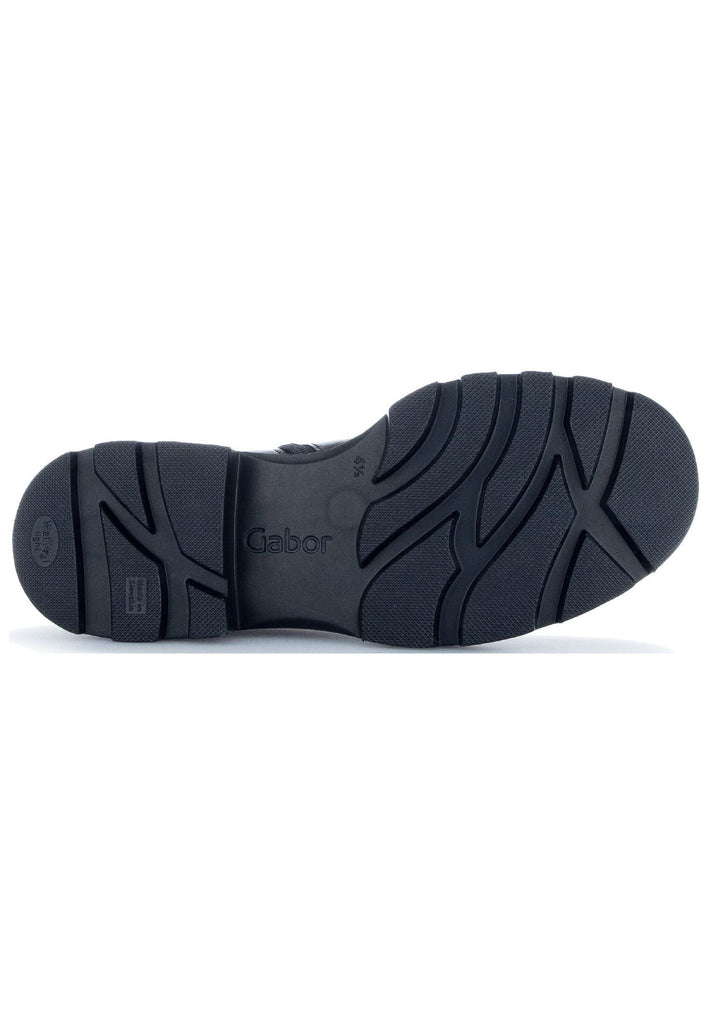 Gabor Stiefelette Glattleder Schwarz
