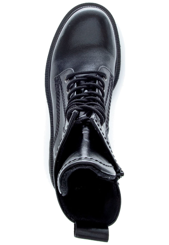 Gabor Stiefelette Glattleder Schwarz