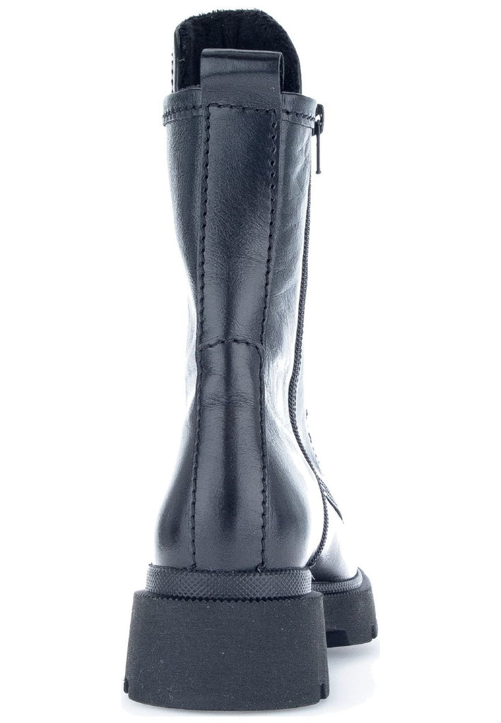 Gabor Stiefelette Glattleder Schwarz