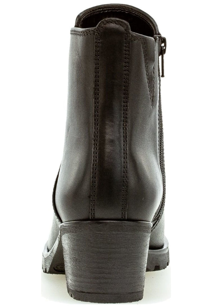 Gabor Stiefelette Glattleder Schwarz