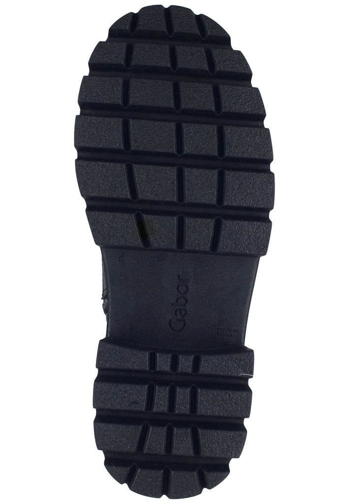 Gabor Stiefelette Glattleder Schwarz