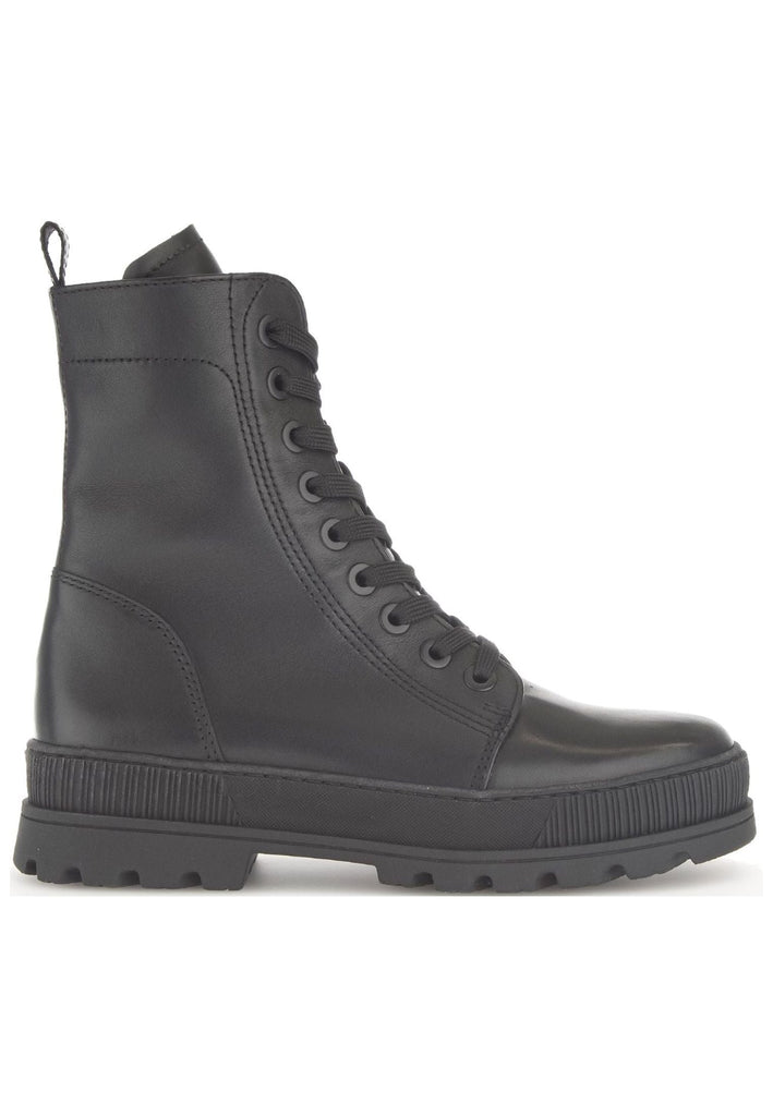 Gabor Stiefelette Glattleder Schwarz