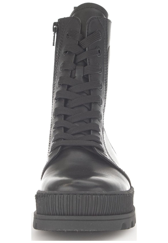 Gabor Stiefelette Glattleder Schwarz