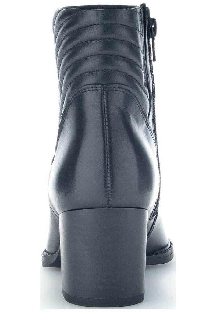 Gabor Stiefelette Glattleder Schwarz