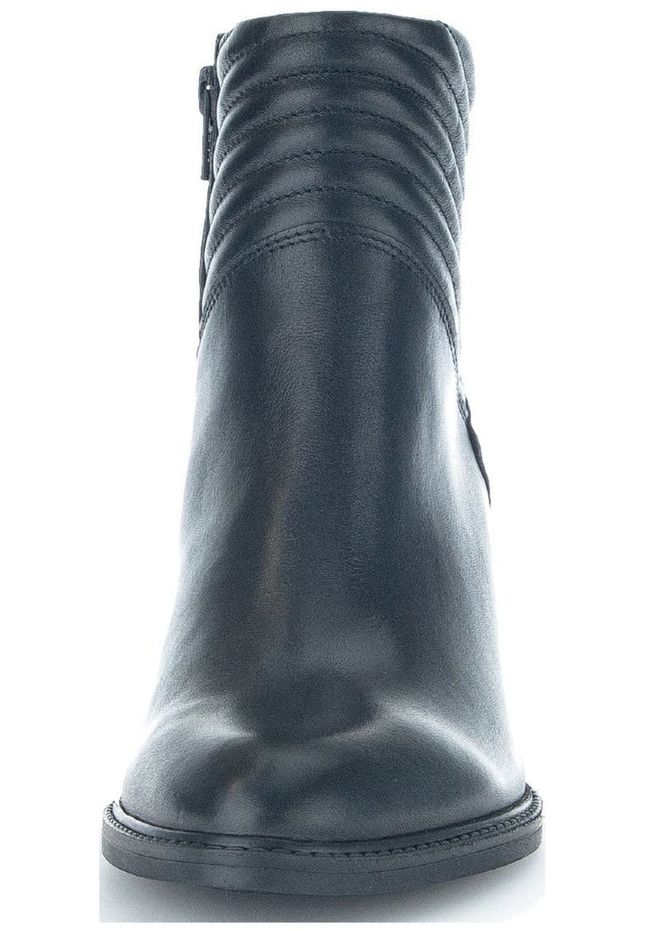 Gabor Stiefelette Glattleder Schwarz