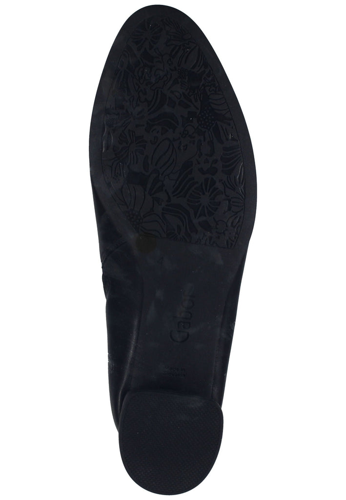 Gabor Stiefelette Glattleder Schwarz
