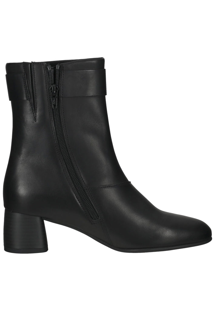 Gabor Stiefelette Glattleder Schwarz
