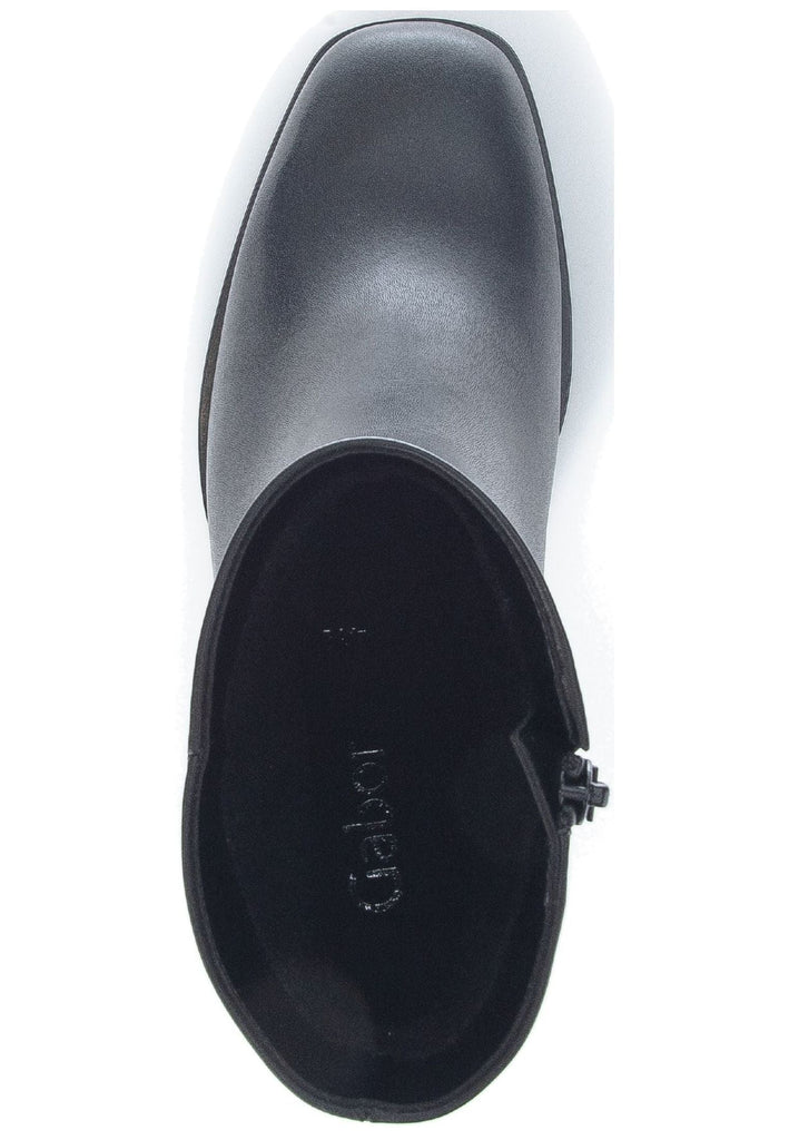 Gabor Stiefelette Glattleder Schwarz