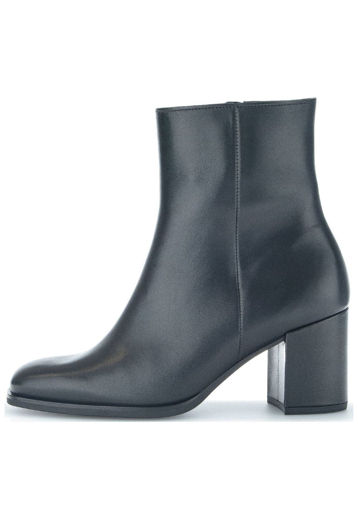 Gabor Stiefelette Glattleder Schwarz