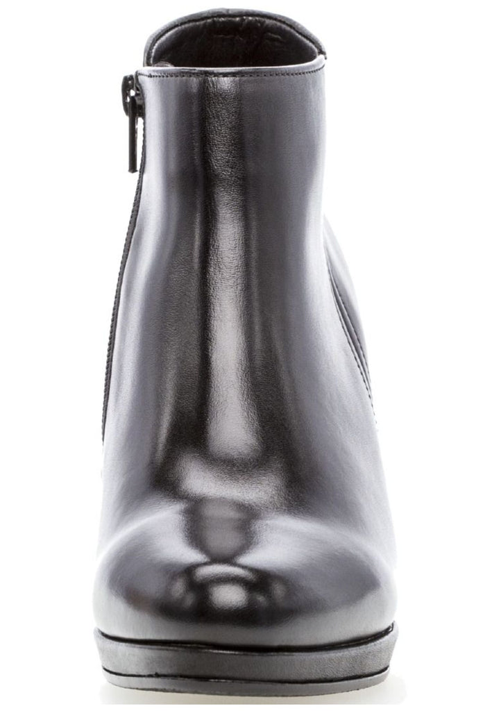 Gabor Stiefelette Glattleder Schwarz