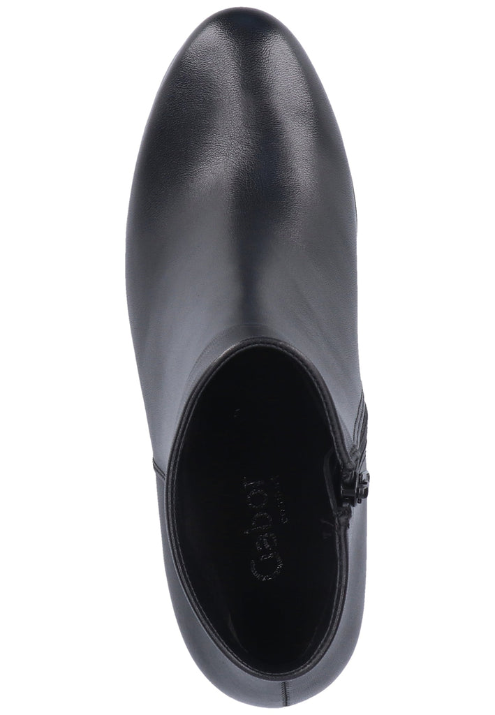 Gabor Stiefelette Glattleder Schwarz