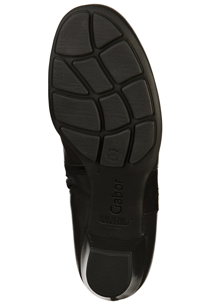 Gabor Stiefelette Glattleder Schwarz