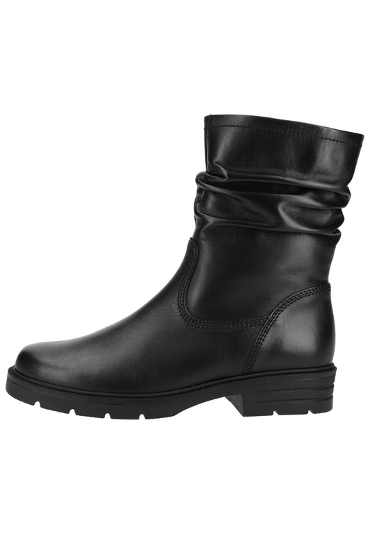 Gabor Stiefelette Glattleder Schwarz