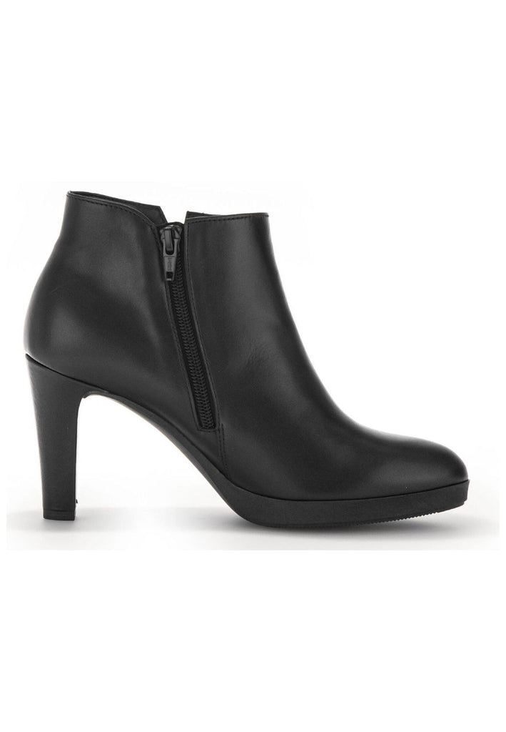 Gabor Stiefelette Glattleder Schwarz Warmfutter