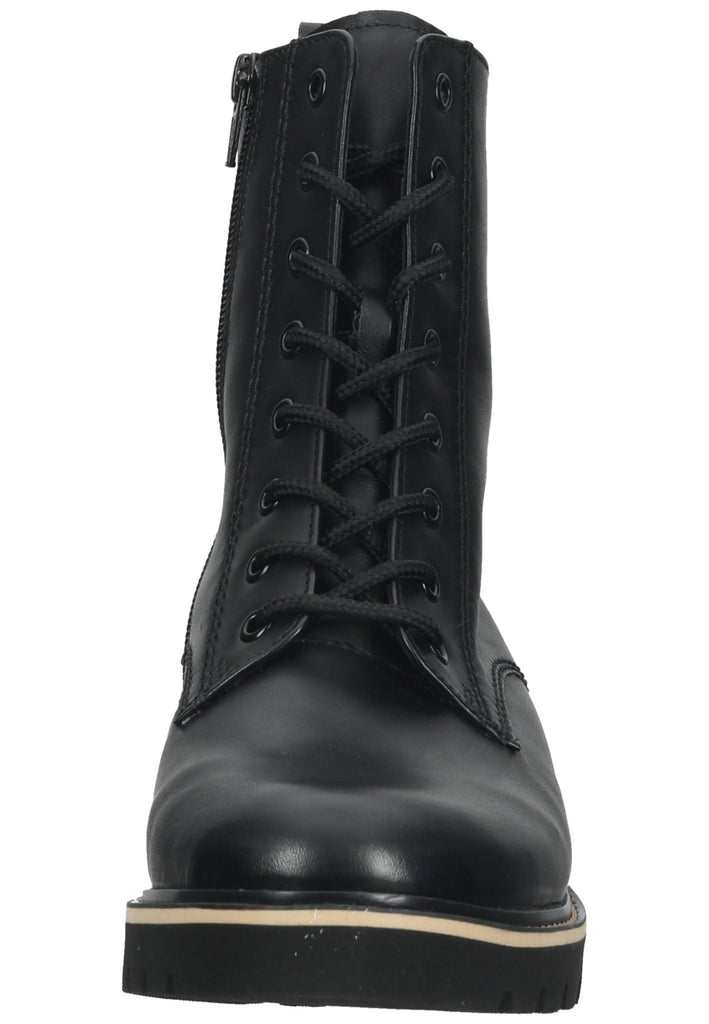 Gabor Stiefelette Glattleder Schwarz Warmfutter