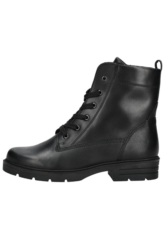 Gabor Stiefelette Glattleder Schwarz Warmfutter