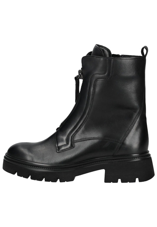 Gabor Stiefelette Glattleder Schwarz Warmfutter