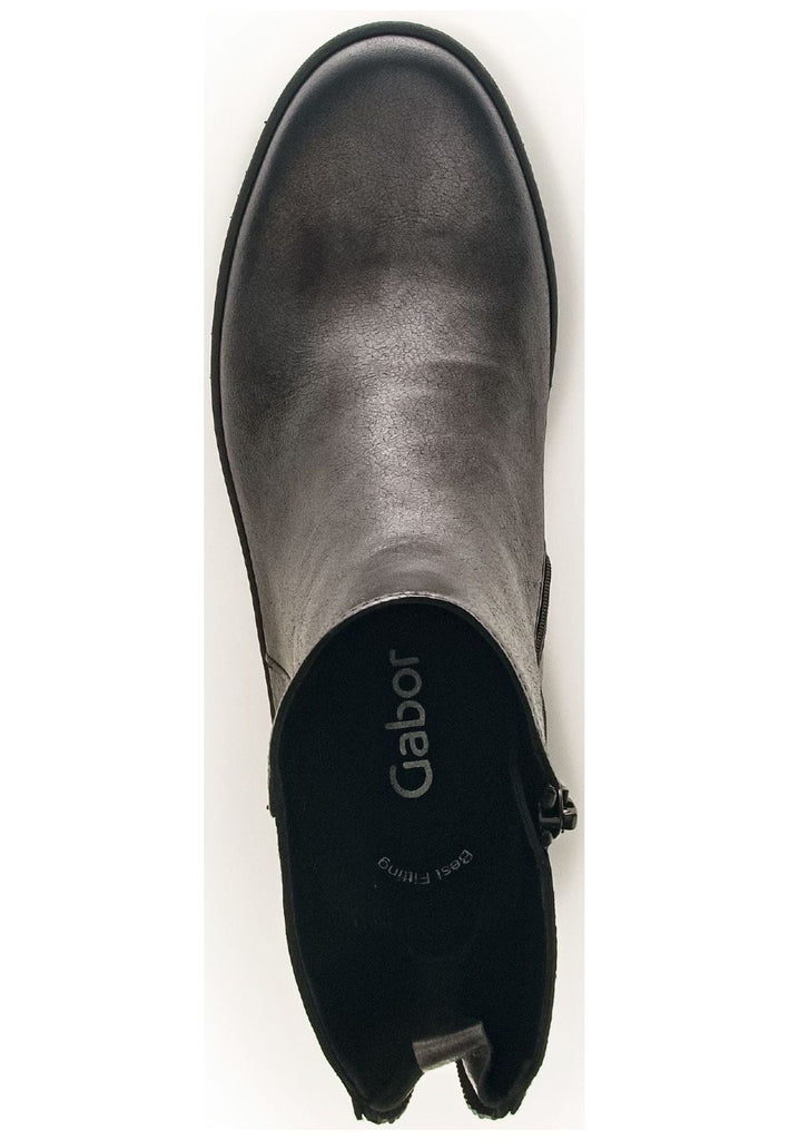 Gabor Stiefelette Leder Antracite
